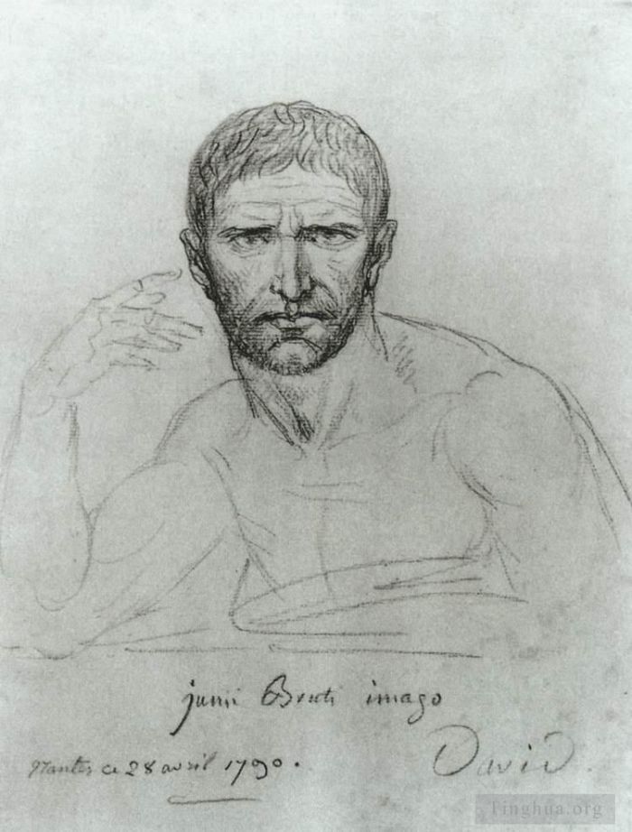 Jacques-Louis David Various Paintings - Brutus