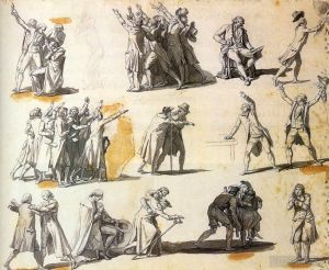 Artist Jacques-Louis David's Work - Deputies swearing oaths