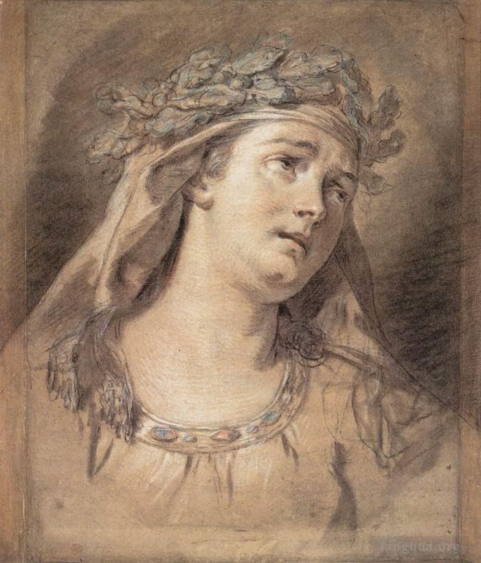 Jacques-Louis David Various Paintings - Sorrow