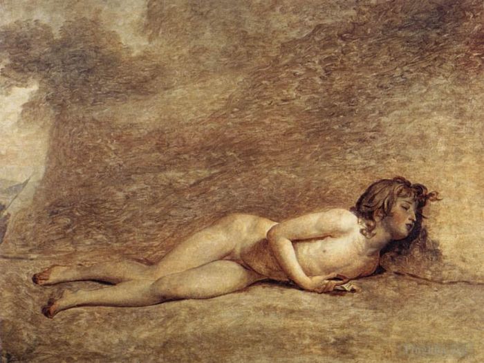 Jacques-Louis David Various Paintings - The Death of Bara