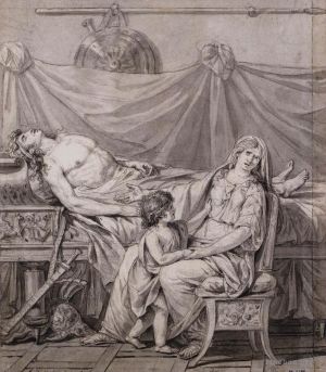 Artist Jacques-Louis David's Work - The Grief of Andromache