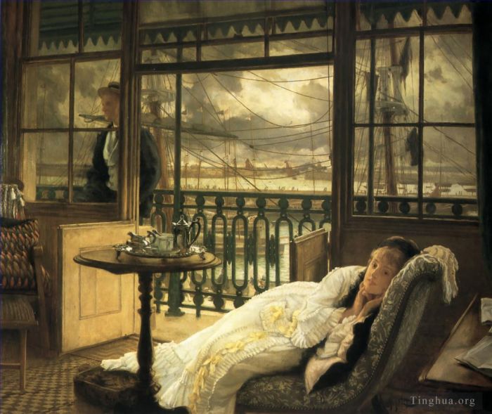 James Tissot Oil Painting - A Passing Storm