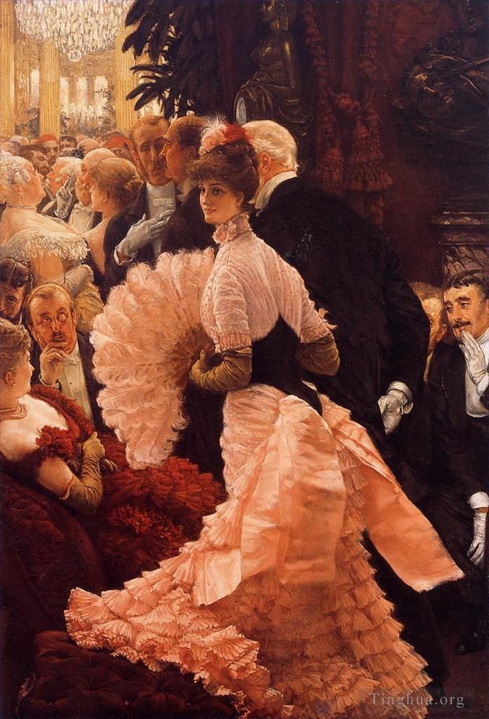 James Tissot Oil Painting - A Woman of Ambition