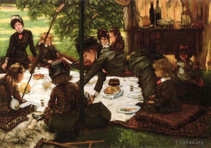 James Tissot Oil Painting - Childrens Party
