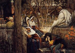 Artist James Tissot's Work - Jesus at Bethany