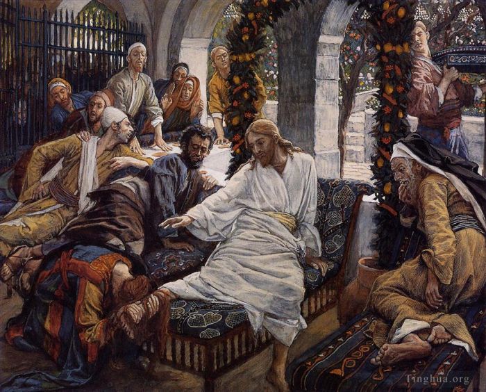 James Tissot Oil Painting - Mary Magdalenes Box of Very Precious Ointment
