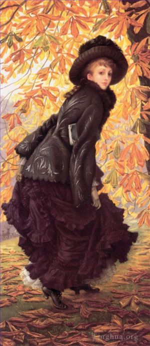 Artist James Tissot's Work - October Tissot
