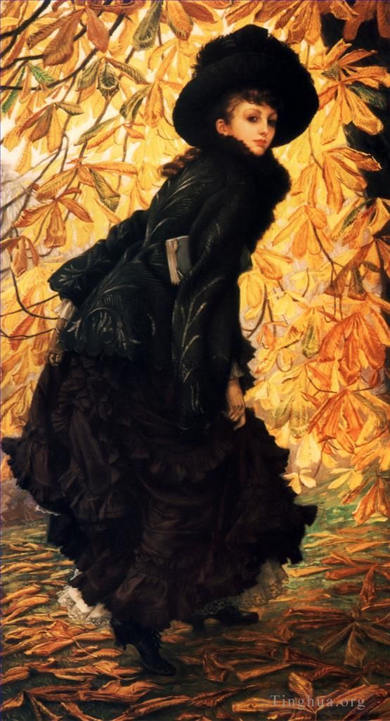 James Tissot Oil Painting - October