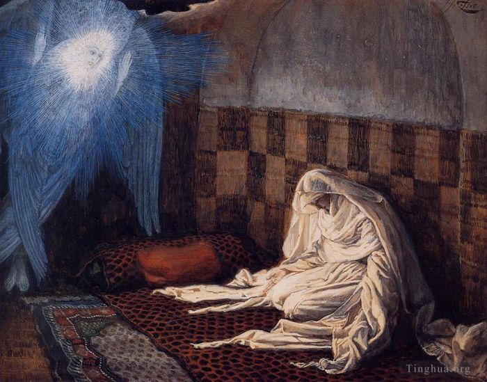 James Tissot Oil Painting - The Annunciation