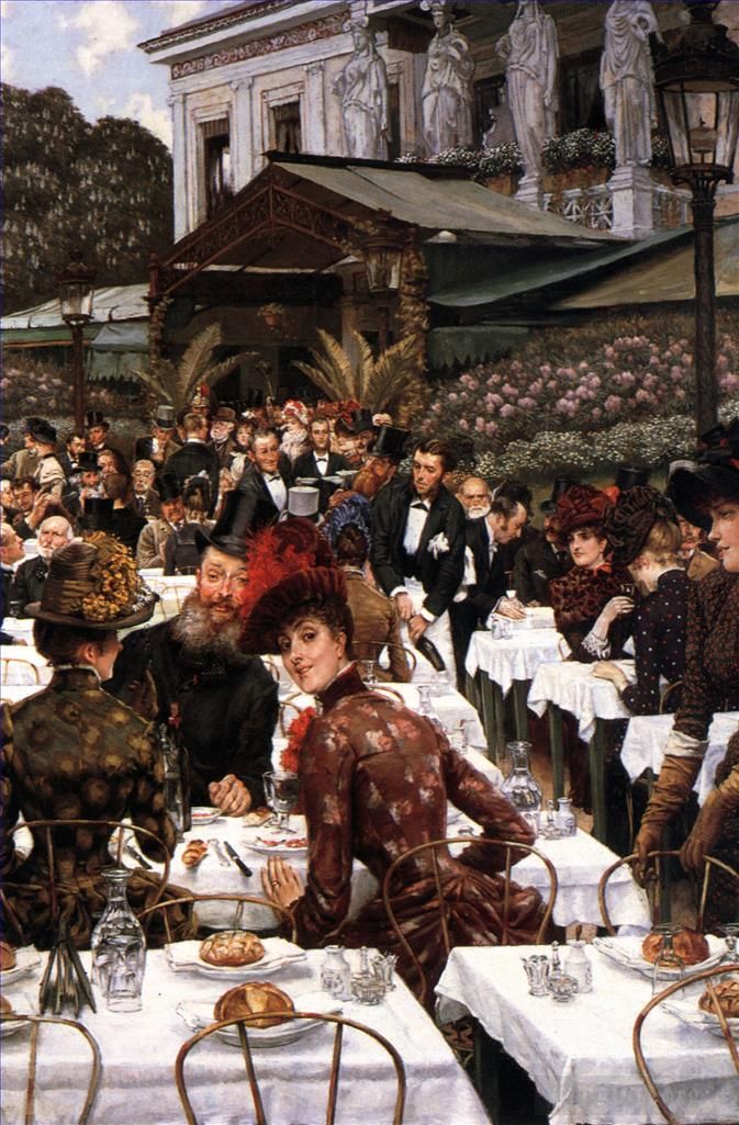 James Tissot Oil Painting - The Artists Ladies
