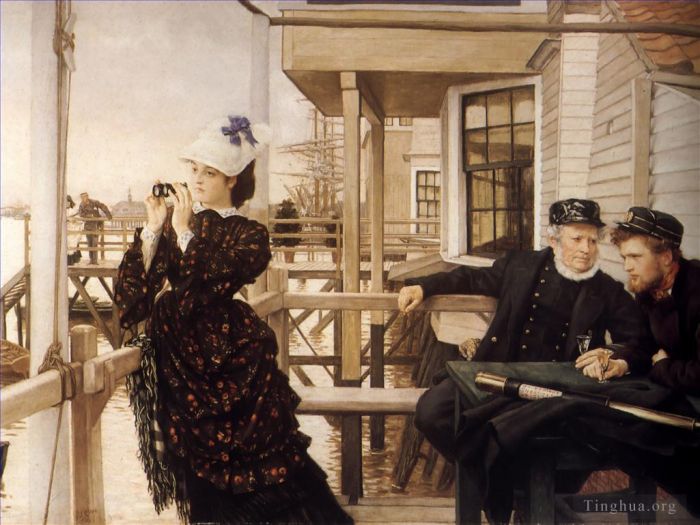 James Tissot Oil Painting - The Captains Daughter