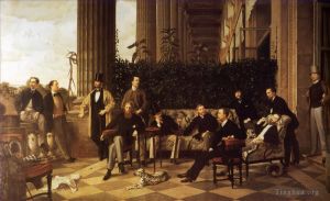 Artist James Tissot's Work - The Circle of the rue Royale