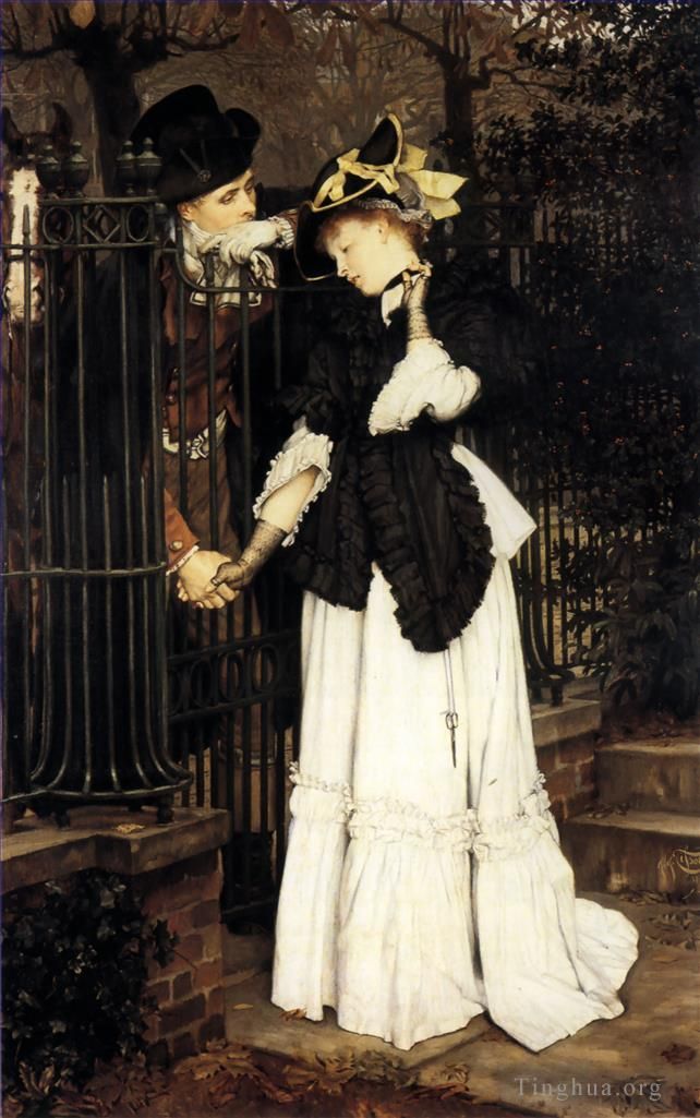 James Tissot Oil Painting - The Farewell