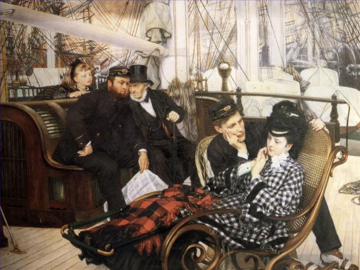 James Tissot Oil Painting - The Last Evening