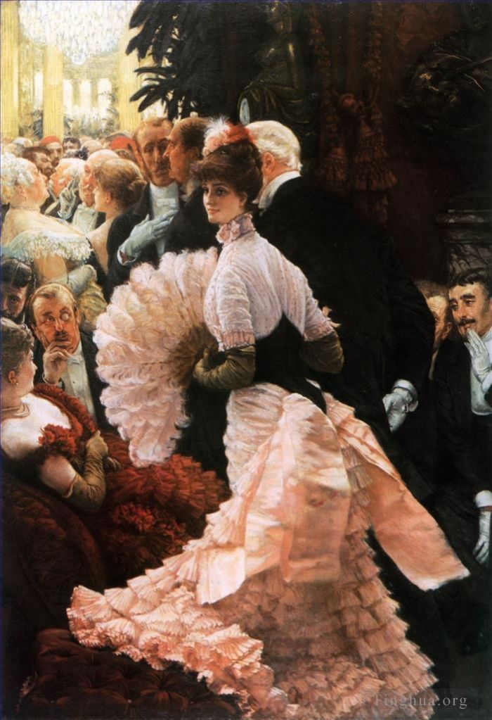 James Tissot Oil Painting - The Political Lady