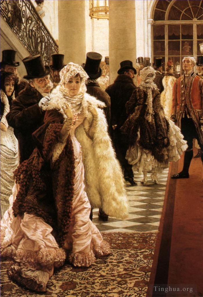 James Tissot Oil Painting - The Woman of Fashion