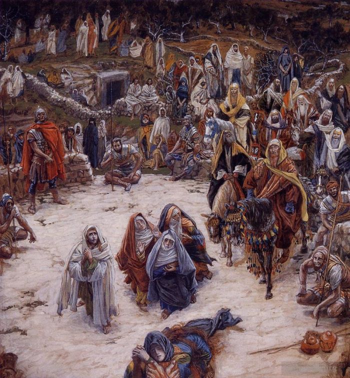 James Tissot Oil Painting - What Our Saviour Saw from the Cross