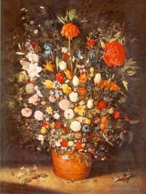 Artist Jan Brueghel the Elder's Work - Bouquet 1603