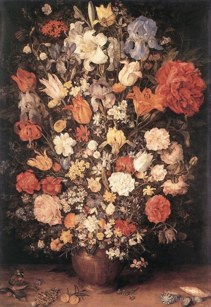 Jan Brueghel the Elder Oil Painting - Bouquet 1606