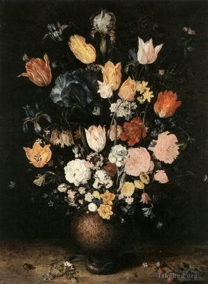 Artist Jan Brueghel the Elder's Work - Bouquet Of Flowers Jan Brueghel the Elder
