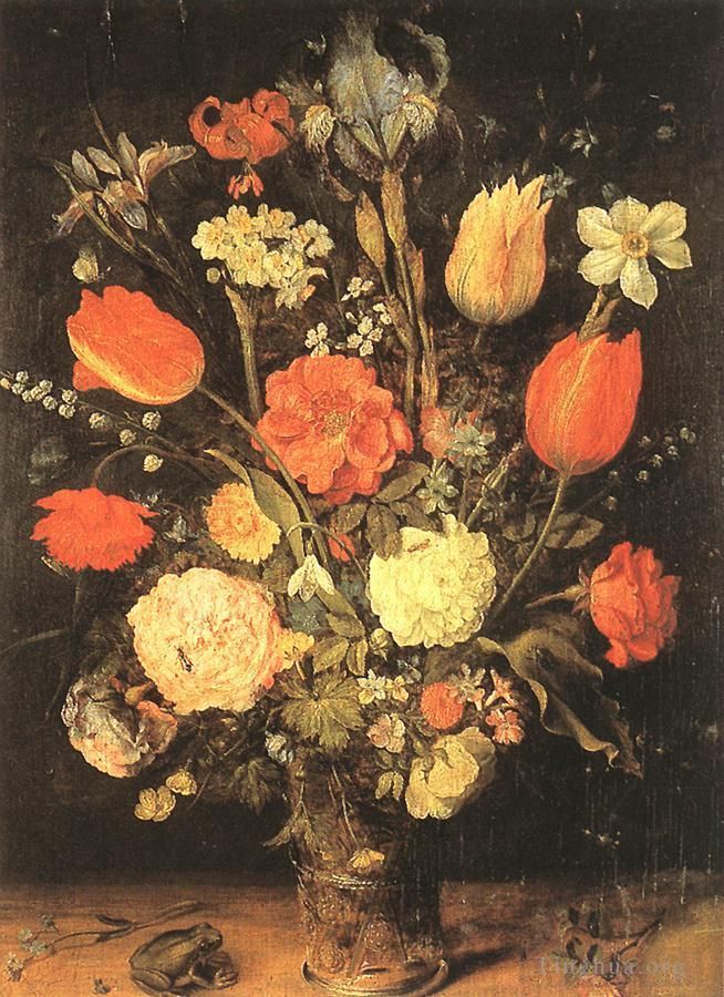 Jan Brueghel the Elder Oil Painting - Flowers
