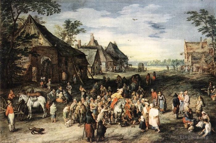Jan Brueghel the Elder Oil Painting - St Martin