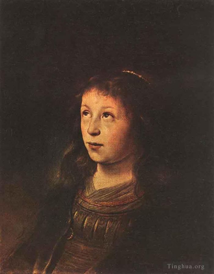 Jan Lievens Oil Painting - Portrait Of A Girl