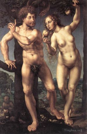 Artist Jan Gossaert's Work - Adam and Eve 1925