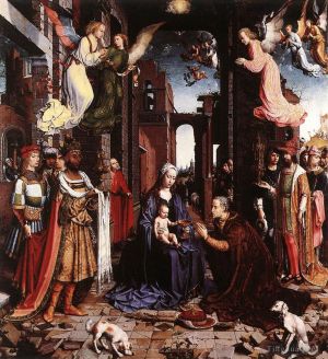 Artist Jan Gossaert's Work - The adoration of the Kings