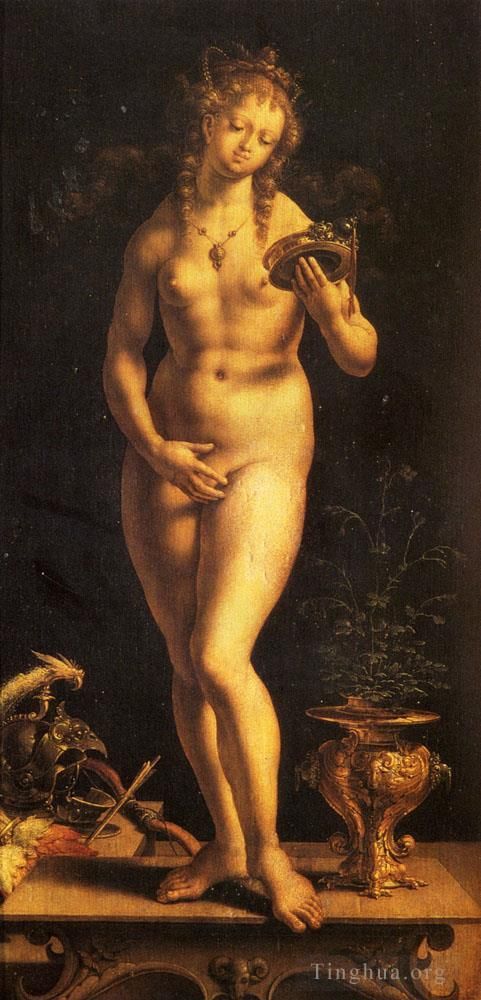 Jan Gossaert Oil Painting - Venus And The Mirror