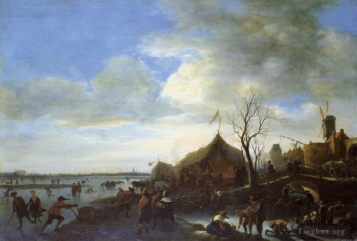 Jan Havickszoon Steen Oil Painting - Winter