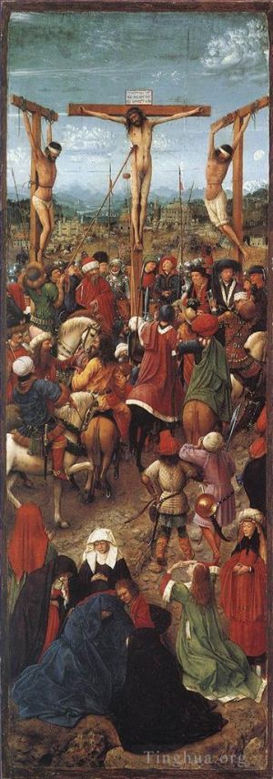 Artist Jan van Eyck's Work - Crucifixion