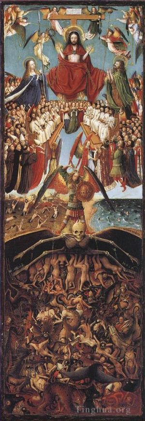 Artist Jan van Eyck's Work - Last Judgment