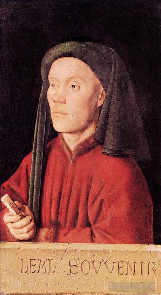 Jan van Eyck Oil Painting - Portrait of a Young Man Tymotheos
