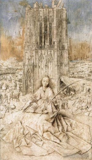 Artist Jan van Eyck's Work - St Barbara