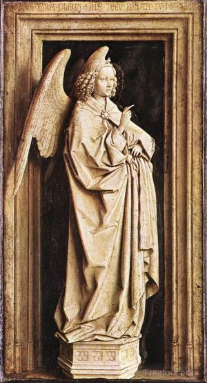 Artist Jan van Eyck's Work - Annunciation 1