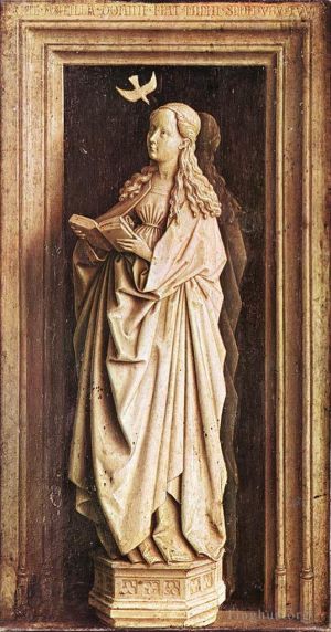 Artist Jan van Eyck's Work - Annunciation 2
