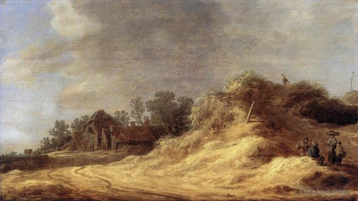 Jan Josephszoon van Goyen Oil Painting - Dunes
