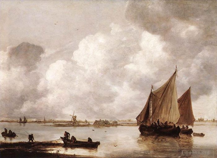 Jan Josephszoon van Goyen Oil Painting - Haarlemer Meer