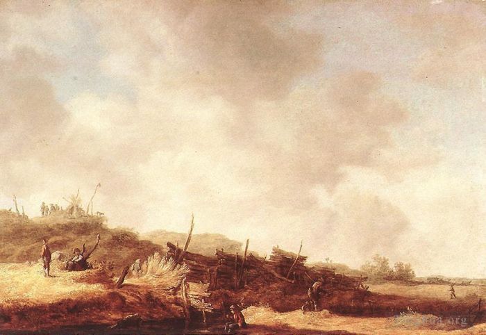 Jan Josephszoon van Goyen Oil Painting - Landscape with Dunes