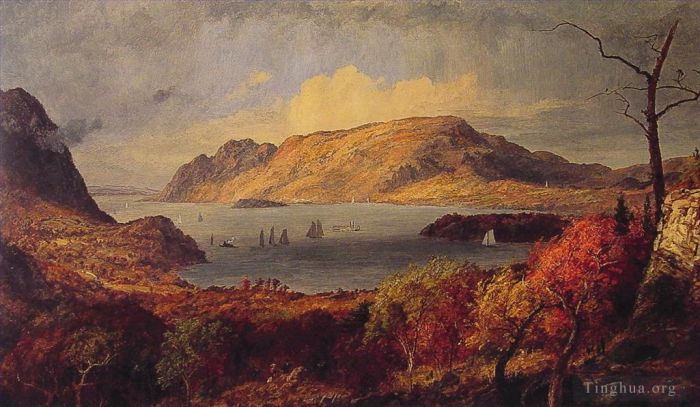 Jasper Francis Cropsey Oil Painting - Gates of the Hudson