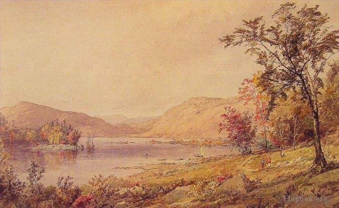 Jasper Francis Cropsey Oil Painting - Greenwood Lake