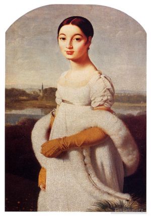 Artist Jean-Auguste-Dominique Ingres's Work - Auguste Dominique Portrait Of Mademoiselle Caroline Riviere
