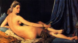 Artist Jean-Auguste-Dominique Ingres's Work - Auguste Dominique The Grande Odalisque