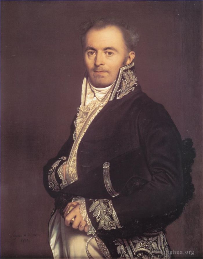 Jean-Auguste-Dominique Ingres Oil Painting - Hippolyte Francois Devillers