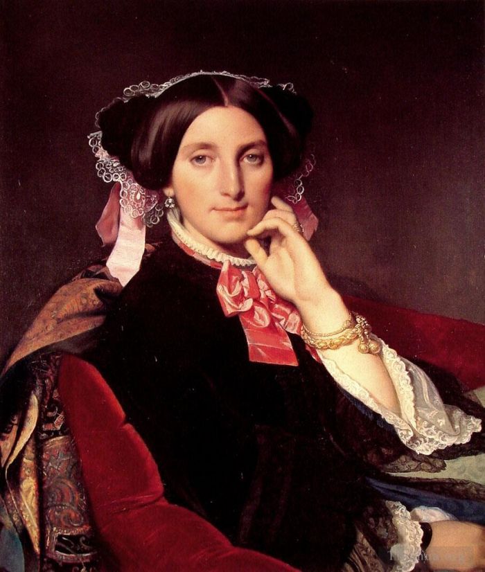 Jean-Auguste-Dominique Ingres Oil Painting - Madame Henri Gonse