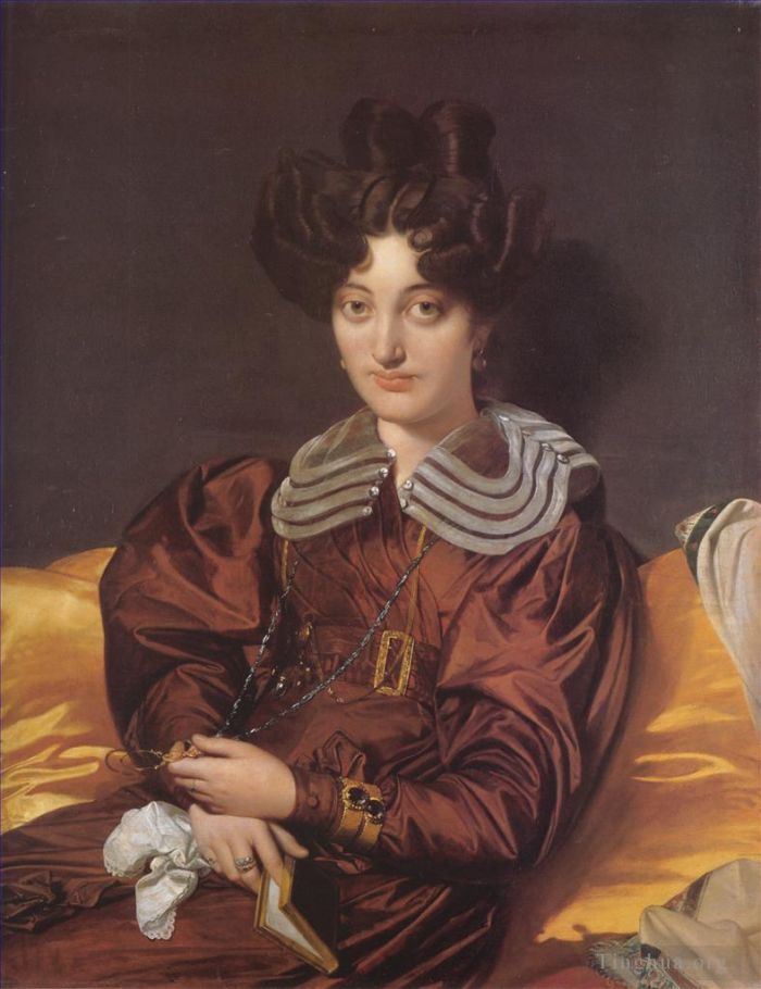 Jean-Auguste-Dominique Ingres Oil Painting - Madame Marie Marcotte