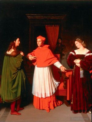 Artist Jean-Auguste-Dominique Ingres's Work - The betrothal of Raphael