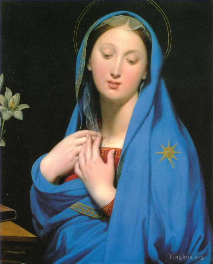 Jean-Auguste-Dominique Ingres Oil Painting - Virgin of the Adoption