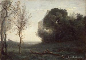 Artist Jean-Baptiste-Camille Corot's Work - Morning